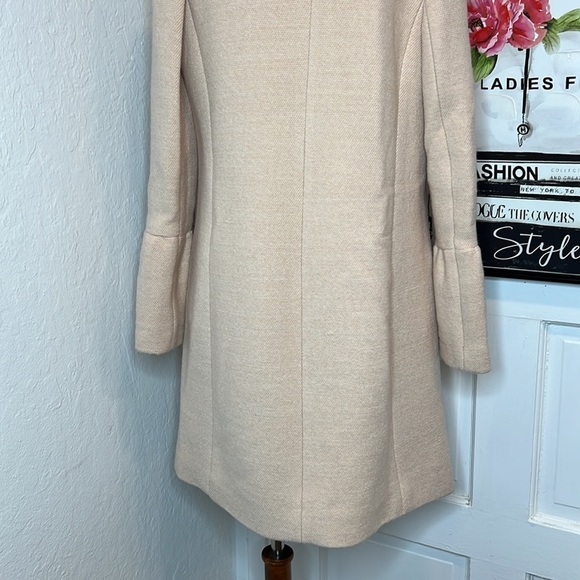 Club Monaco Blush Pink Wool Blend Coat Size S - Picture 6 of 9